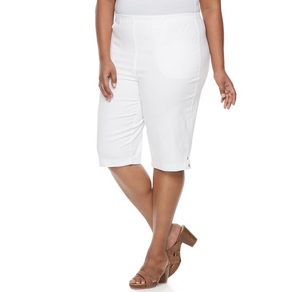Plus Size Croft & Barrow® Embellished Skimmer Capris