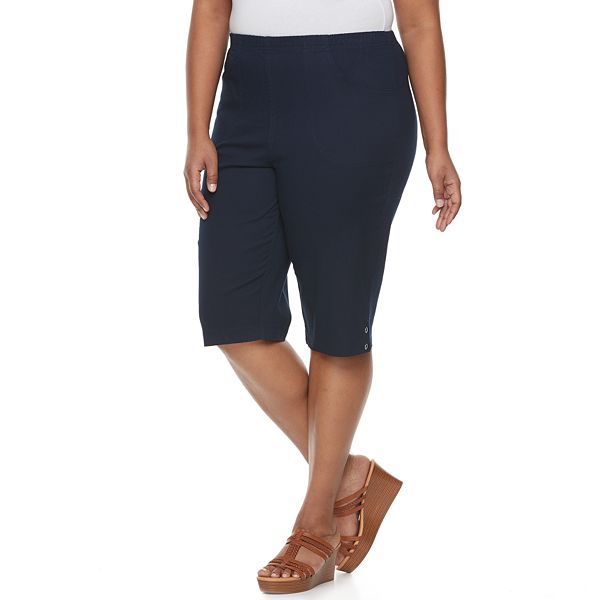 Plus Size Croft & Barrow® Embellished Skimmer Capris