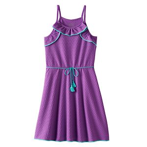 Girls 7-16 & Plus Size SO® Textured Ruffle Dress
