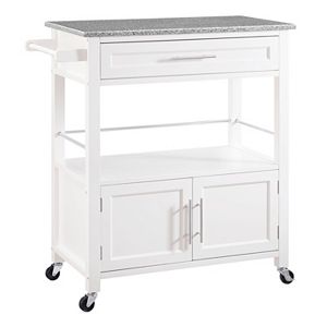 Linon Cameron Rolling Kitchen Cart
