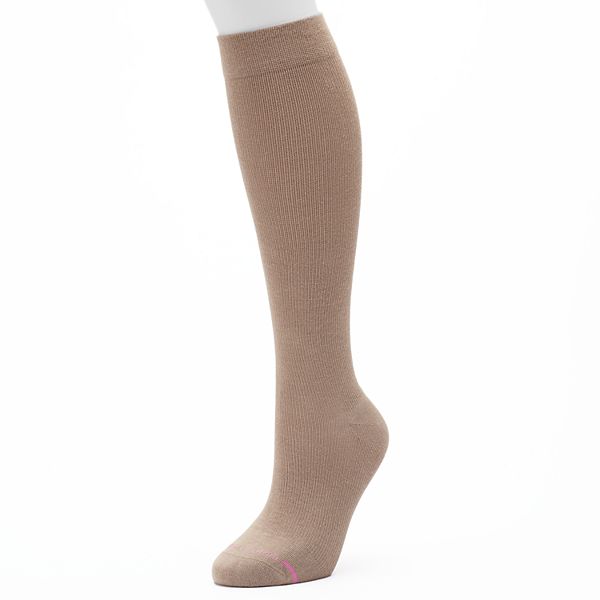 Women's Dr. Motion Knee-High Cotton Compression Socks