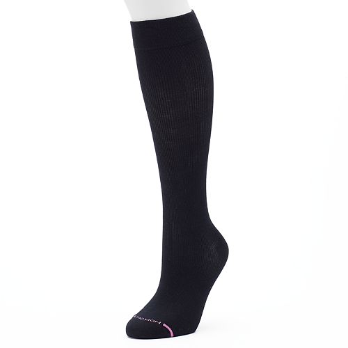 Women's Dr. Motion Knee-High Cotton Compression Socks