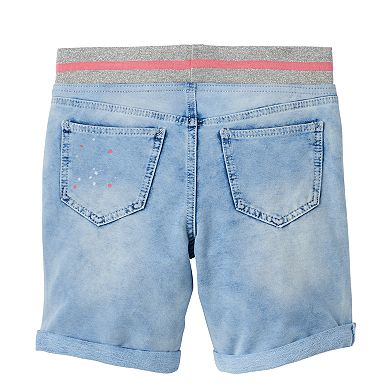 Girls 7-16 & Plus Size SO® Metallic Ribbed Waist Bermuda Shorts