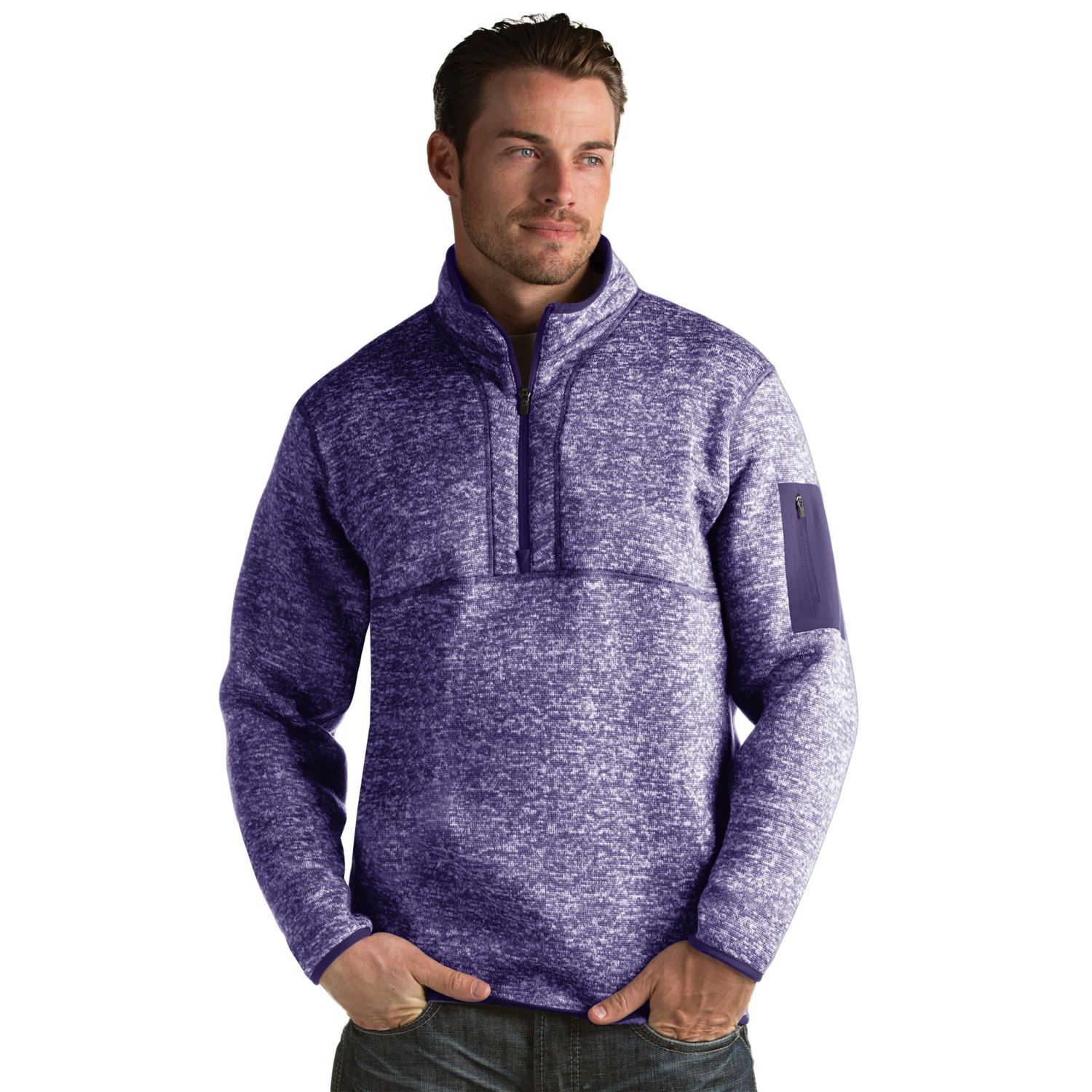 mens purple pullover