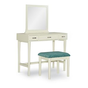 Linon Garbo Vanity & Bench 2-piece Set