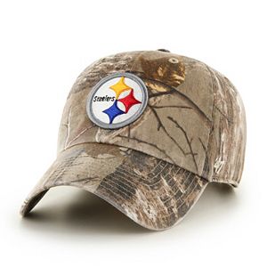 Adult '47 Brand Pittsburgh Steelers Realtree Clean Up Adjustable Cap