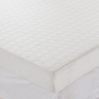 Flexapedic by Sleep Philosophy 4-Inch Memory Foam Mattress Topper