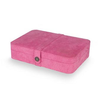 Mele and Co Tatum Plush Fabric Jewelry Box