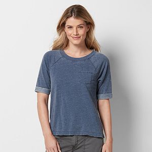 Women's SONOMA Goods for Life™ French Terry Raglan Sweatshirt