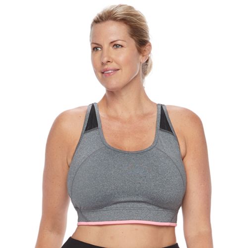 Download Plus Size Wild Majesty Mesh-Back Sports Bra