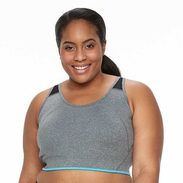 Plus Size Wild Majesty Mesh-Back Sports Bra