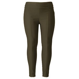 Plus Size Simply Vera Vera Wang Twill Panel Pull-On Pants