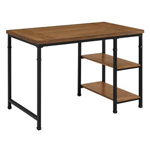 Linon Austin Industrial 2-Shelf Desk