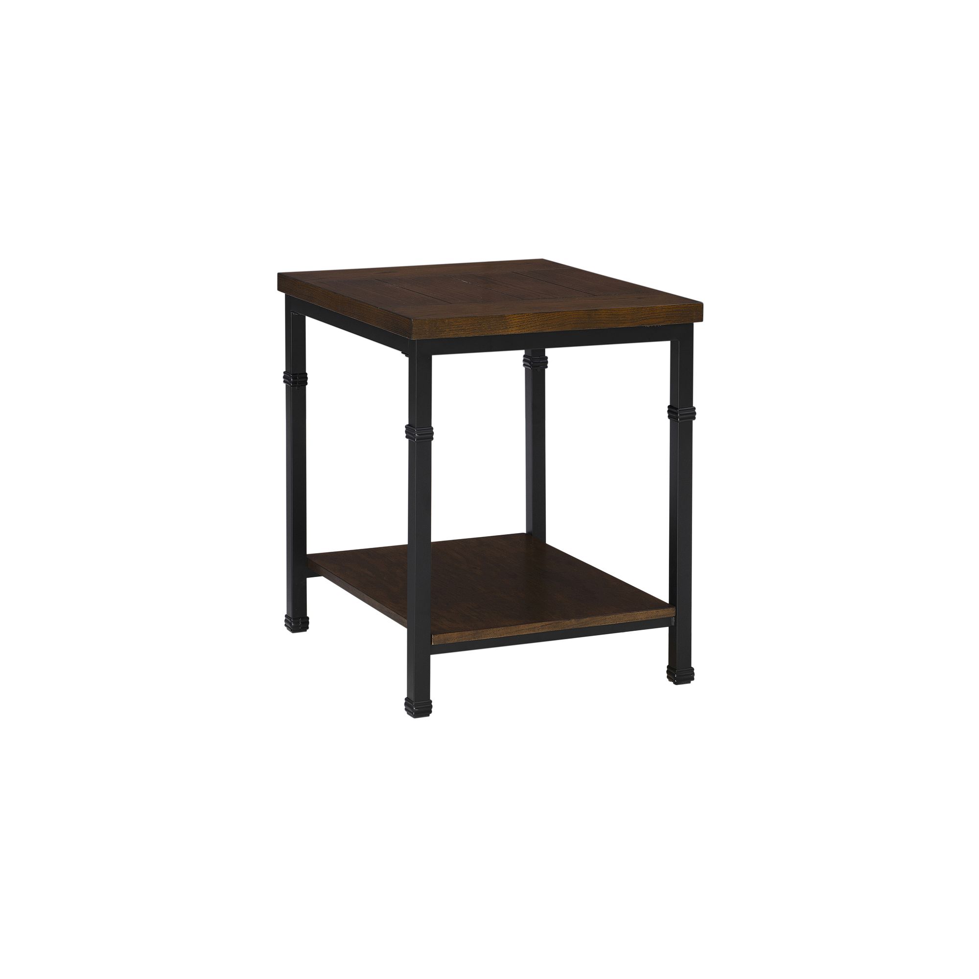 Linon Austin Industrial End Table, Brown