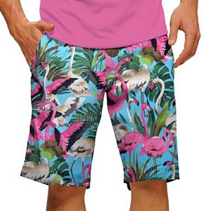 Men's Loudmouth Pink Flamingos Golf Shorts