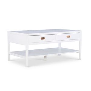 Linon Peggy 2-Drawer Coffee Table