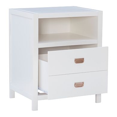 Linon Peggy 2-Drawer End Table