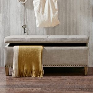 Madison Park Shandra II Tufted Storage Bench