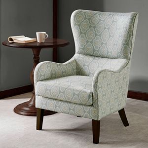 INK+IVY Leda Swoop Wing Back Accent Chair