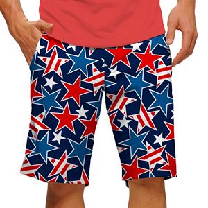 Men's Loudmouth Star Studded Golf Shorts