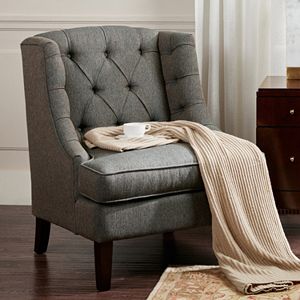 Madison Park Tufted Armless Accent Chair