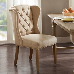 Madison Park Lydia Tufted Wing Back Dining Chair