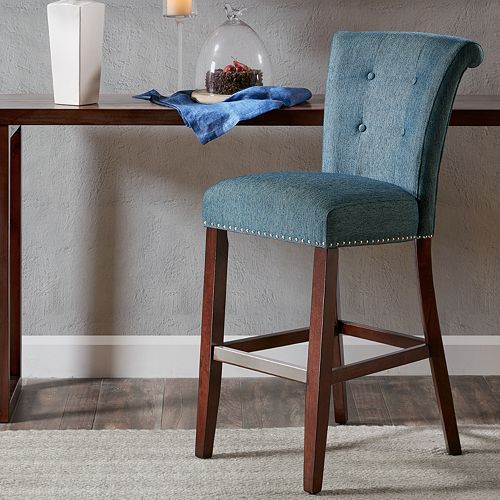 Madison Park Weldon Roll Back Bar Stool