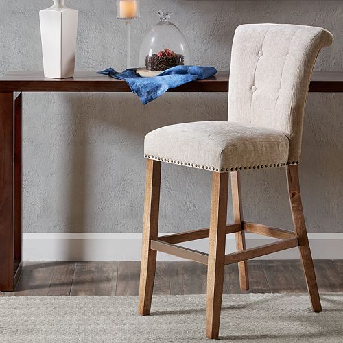 Madison Park Weldon Roll Back Bar Stool
