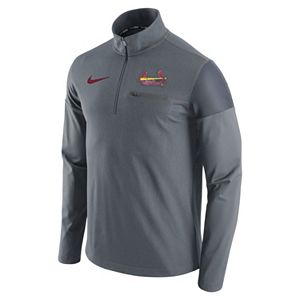 Men's Nike St. Louis Cardinals Elite Half-Zip Pullover