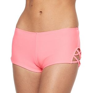 Mix and Match Criss-Cross High-Waisted Bikini Bottoms