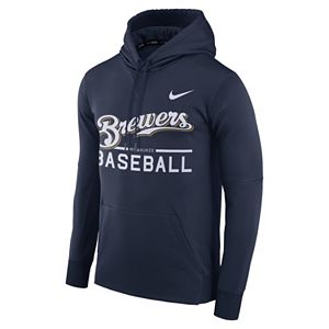 Men's Nike Milwaukee Brewers Circuit Performance Hoodie