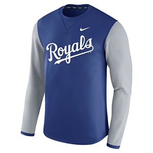 Men's Nike Kansas City Royals Modern Waffle Fleece Sweatshirt