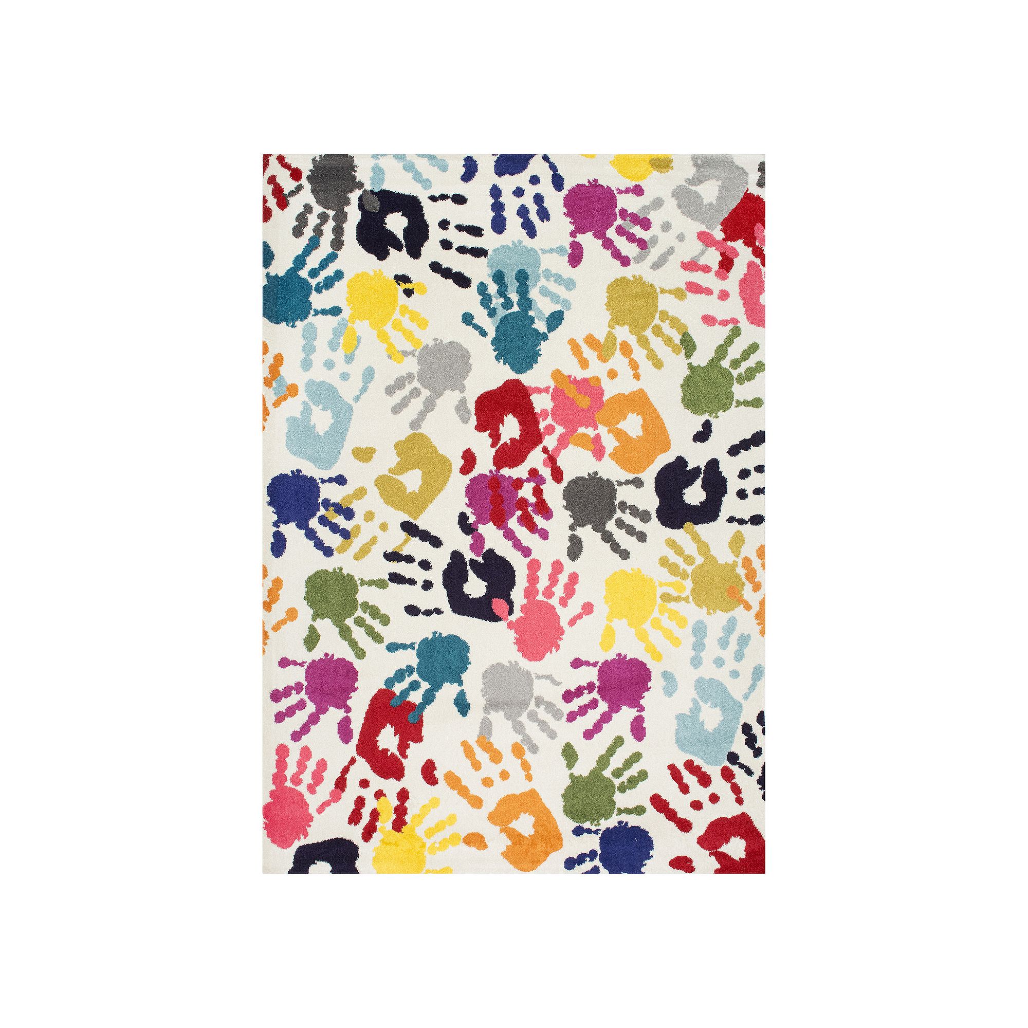 nuLOOM Carnival Pinkie Handprint Rug, Multi