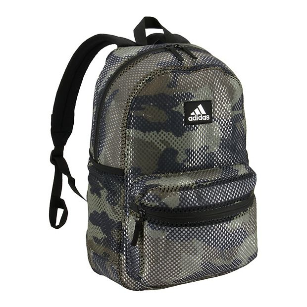Black adidas hot sale mesh backpack