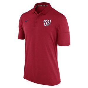 Men's Nike Washington Nationals Heathered Dri-FIT Polo