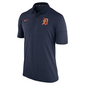 Men's Nike Detroit Tigers Heathered Dri-FIT Polo