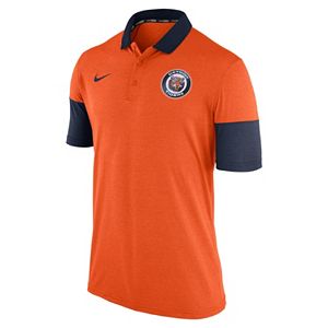Men's Nike Detroit Tigers Heathered Dri-FIT Polo