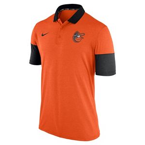 Men's Nike Baltimore Orioles Heathered Dri-FIT Polo