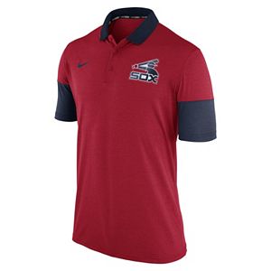 Men's Nike Chicago White Sox Heathered Dri-FIT Polo