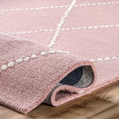 nuLOOM Varanas Elvia Lattice Wool Rug