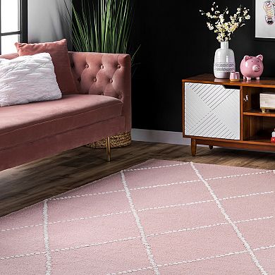 nuLOOM Varanas Elvia Lattice Wool Rug