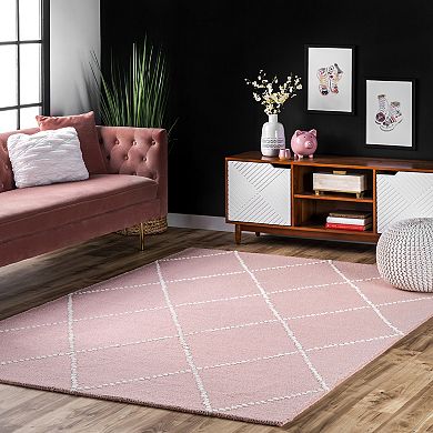 nuLOOM Varanas Elvia Lattice Wool Rug