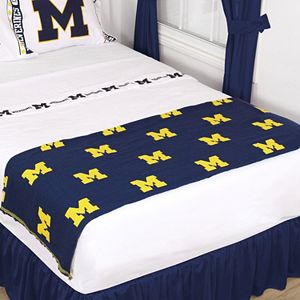 Sports Coverage Michigan Wolverines Bed Runner