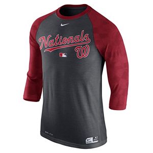 Men's Nike Washington Nationals AC Dri-FIT Raglan Tee