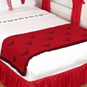 Sports Coverage Chicago Bulls Bed Runner