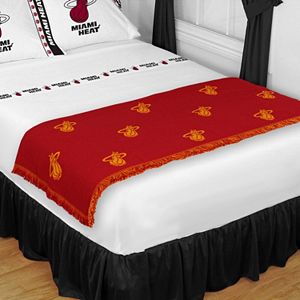 Sports Coverage Miami Heat Bed Runner