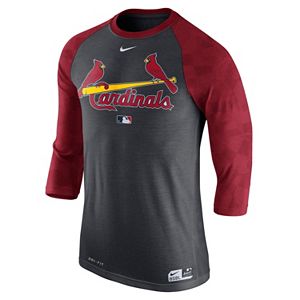 Men's Nike St. Louis Cardinals AC Dri-FIT Raglan Tee