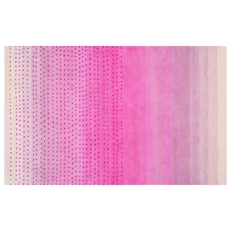 nuLOOM Luminous Blush Abstract Wool Rug, Pink, 3X5 Ft