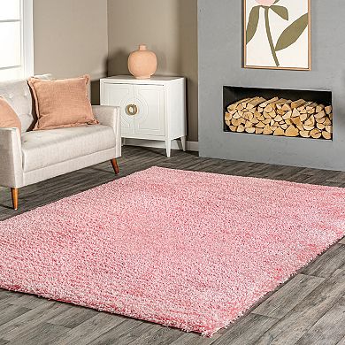 nuLOOM Airy Shag Gynel Cloudy Solid Rug