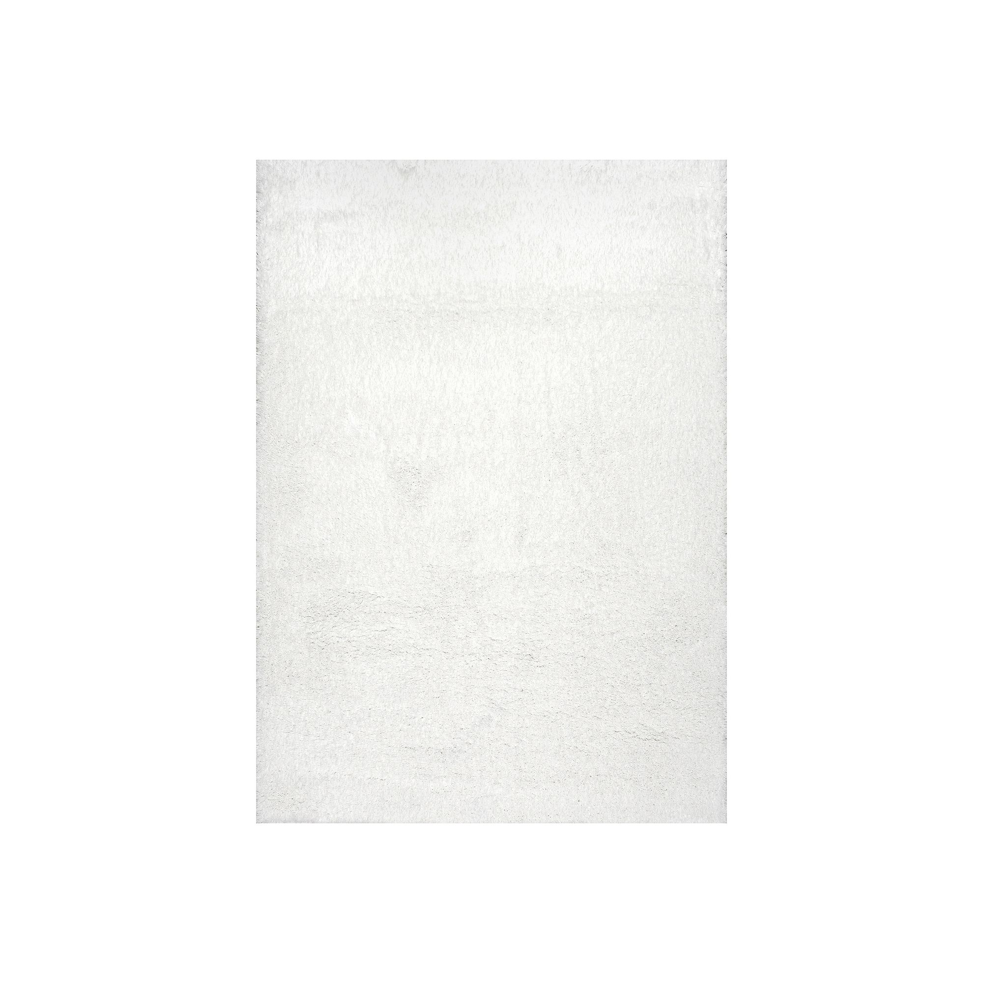 nuLOOM Airy Shag Gynel Cloudy Solid Rug, White